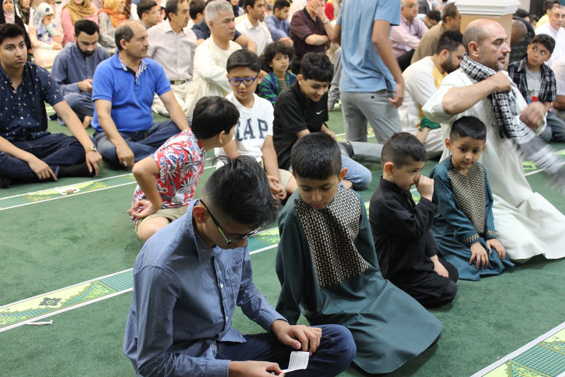 Children and families together at the IAC Eid gathering