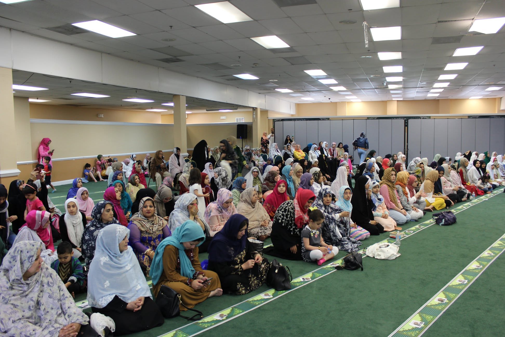 Families gathering for Eid at Imam Ali Center