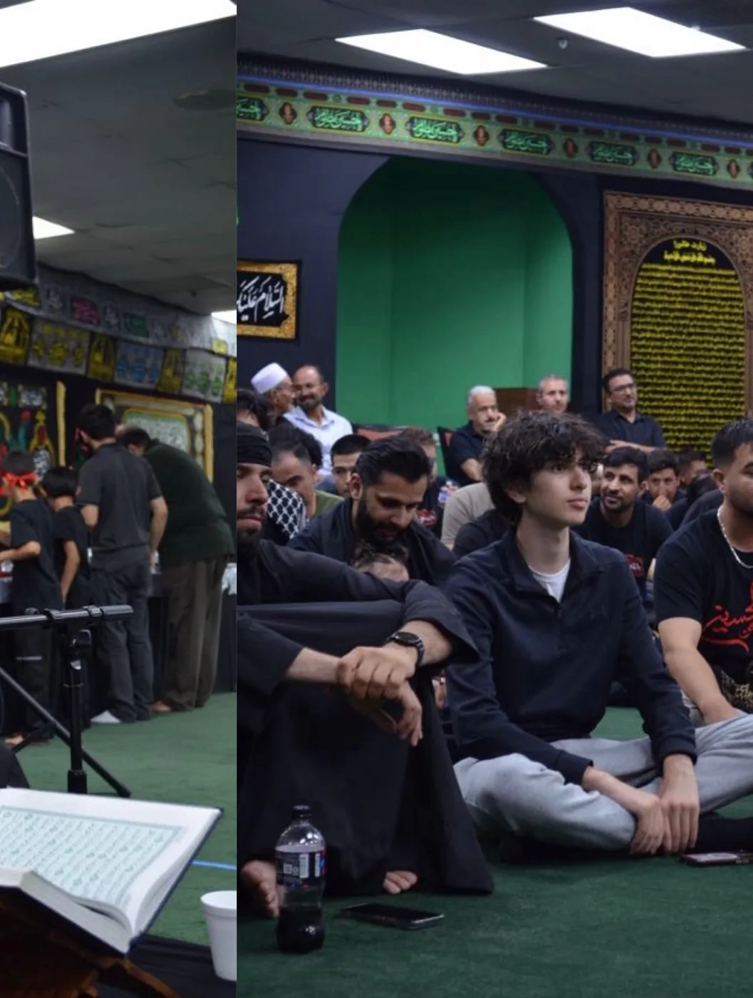 Community members gathered for prayers and remembrance at Imam Ali Center