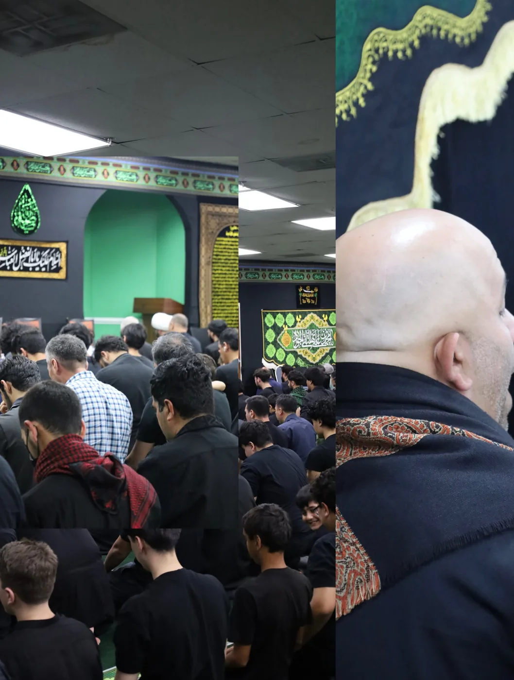 Community members gathered for prayers and remembrance at Imam Ali Center