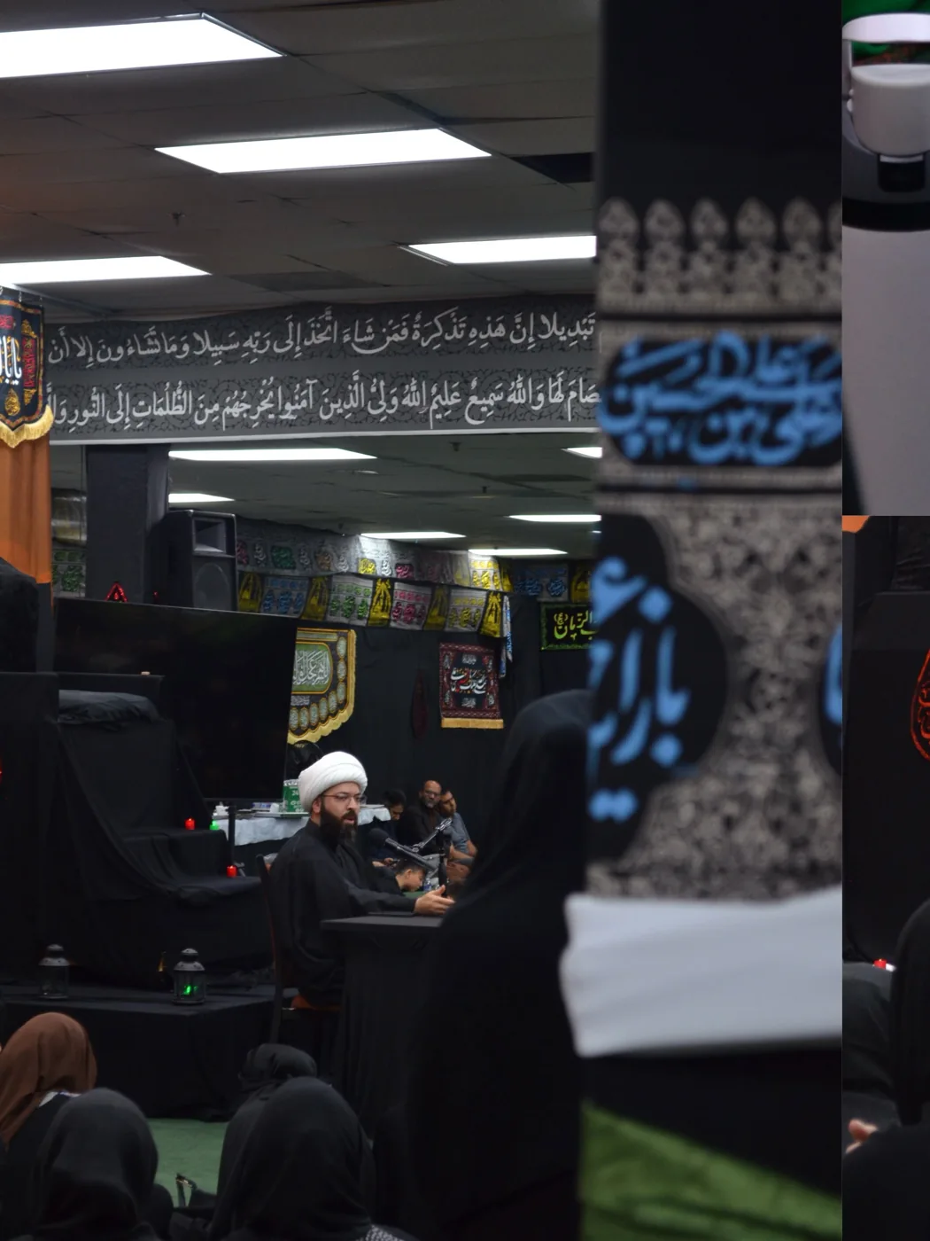 Community members gathered for prayers and remembrance at Imam Ali Center