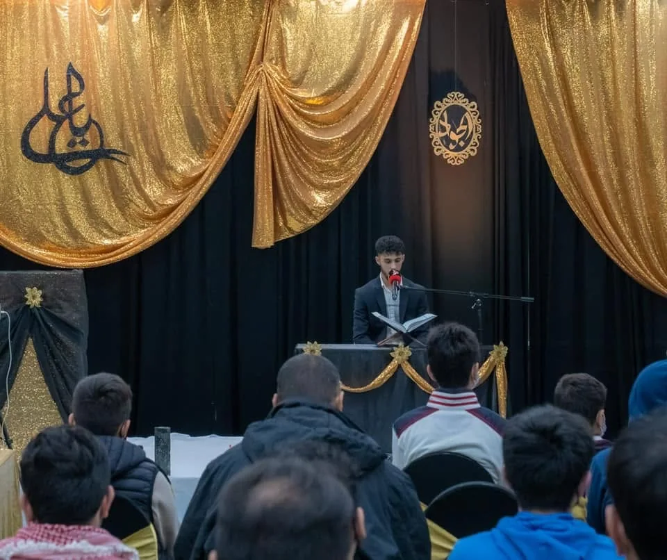 Community members celebrating the birth anniversaries of Imam Ali and Imam Jawad
